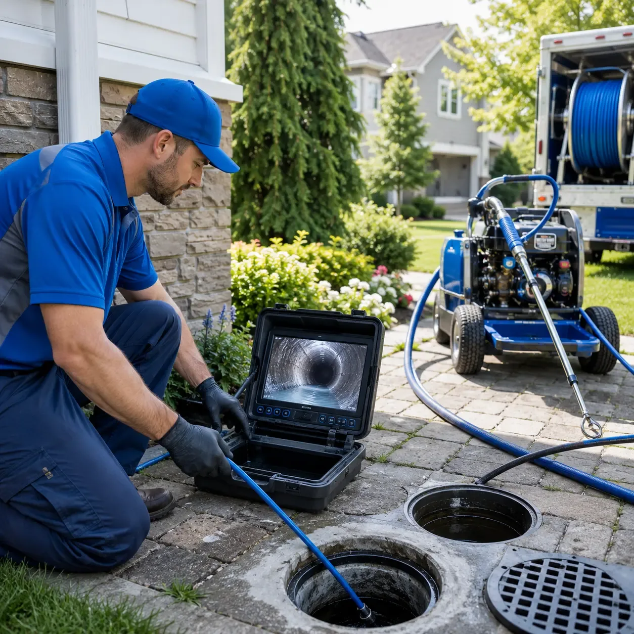 Outdoor drain cleaning professionals serving Makinen, MN